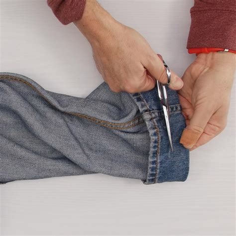 jeans pegging|how to shorten jeans legs.